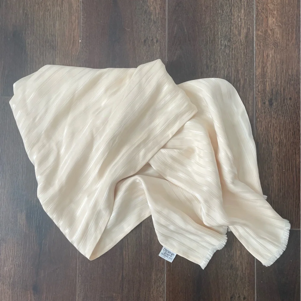 VINTAGE Christian Dior 100% Silk Scarf